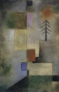 Small Fir Tree 1922 176 oil nettle cloth cardboard Small Fir Tree 1922 176 oil nettle cloth cardboard