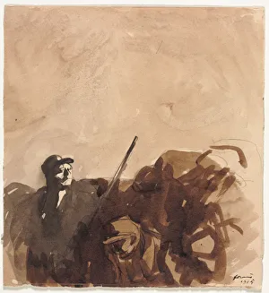 Soldier Trench recto Reclining Woman verso 1915 Soldier Trench recto Reclining Woman verso 1915