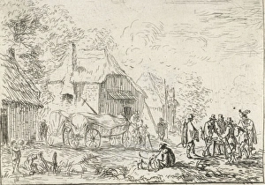 Soldiers in two carts, Robert van den Hoecke, 1632-1668 Soldiers in two carts, Robert van den Hoecke, 1632-1668