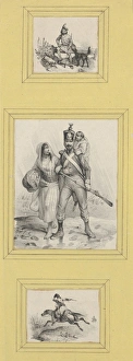 Soldiers Highlander 3 prints varying size pasted Soldiers Highlander 3 prints varying size pasted