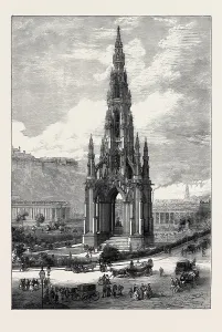 <b class=qtipBold><figcaption>Source Size = 3559 x 5201</figcaption></b><br>The Scott Monument, Edinburgh, 1871<br><em>© copyright Quint Lox Limited</em> Source Size = 3559 x 5201