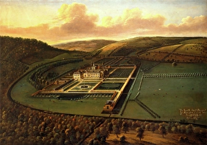 The Southeast Prospect of Hampton Court, Herefordshire Inscribed in black paint The Southeast Prospect of Hampton Court, Herefordshire Inscribed in black paint