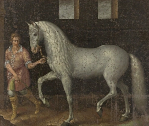 Spanish Warhorse Captured at the Battle of Nieuwpoort by Lodewijk Gunther of Nassau-Siegen Spanish Warhorse Captured at the Battle of Nieuwpoort by Lodewijk Gunther of Nassau-Siegen