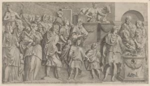 Speculum Romanae Magnificentiae Emperor Marc Antony Offering