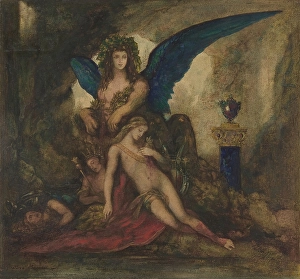 Sphinx Grotto Poet King Warrior 1840-98 Watercolor Sphinx Grotto Poet King Warrior 1840-98 Watercolor