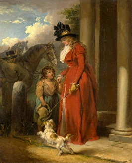 The Squires Door, George Morland, 1763-1804, British The Squires Door, George Morland, 1763-1804, British
