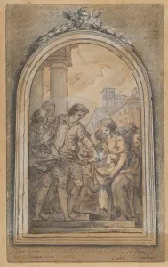 St Gregory Distributing Worldly Goods Poor 18th century St Gregory Distributing Worldly Goods Poor 18th century