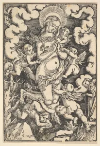 St Mary Magdalen ca 1512 Woodcut Sheet 5 1/8 St Mary Magdalen ca 1512 Woodcut Sheet 5 1/8