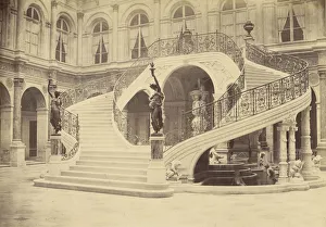 Staircase Interior Hotel de Ville Charles Marville Staircase Interior Hotel de Ville Charles Marville