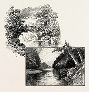 STANHOPE BRIDGE (LEFT), ROGERLEY, in the Wear Valley district of west County Durham STANHOPE BRIDGE (LEFT), ROGERLEY, in the Wear Valley district of west County Durham