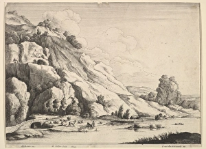 stone bridge 1649 Etching second state two Sheet stone bridge 1649 Etching second state two Sheet