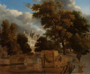 Stone Bridge Cityscape stone bridge canal trees Stone Bridge Cityscape stone bridge canal trees