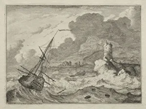 Storm Sea 1701 Ludolf Backhuysen Dutch 1631-1708 Storm Sea 1701 Ludolf Backhuysen Dutch 1631-1708