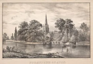 Stratford Avon James Merritt Ives American 1824-1895 Stratford Avon James Merritt Ives American 1824-1895