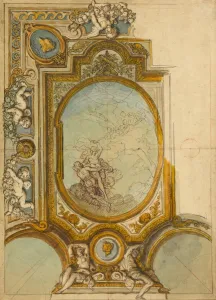 Studies for a Ceiling Decoration (recto), Studies for a Ceiling Studies for a Ceiling Decoration (recto), Studies for a Ceiling