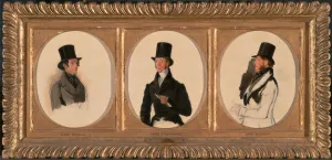 Studies for the Portraits of Lord Eglinton, Lord Douglas and Lord Stradbroke in `The Studies for the Portraits of Lord Eglinton, Lord Douglas and Lord Stradbroke in `The
