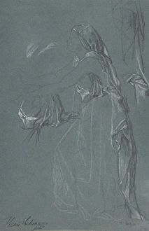 Study figure Sarah now-lost painting Tobias Brings Study figure Sarah now-lost painting Tobias Brings