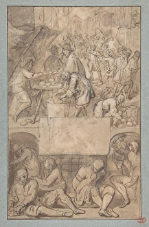 Study Title-Page Allegory Commerce Debtor Prison Study Title-Page Allegory Commerce Debtor Prison