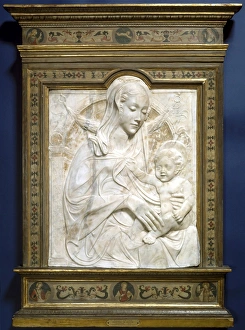 Style of Agostino di Duccio, Madonna and Child, 1460s or later, marble Style of Agostino di Duccio, Madonna and Child, 1460s or later, marble