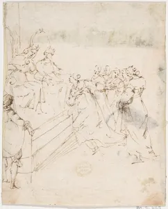 Supplicants Enthroned King Queen 1624-63 Pen Supplicants Enthroned King Queen 1624-63 Pen