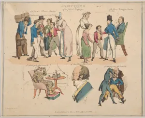 Symptoms First Voyage 1822 Softground etching Symptoms First Voyage 1822 Softground etching