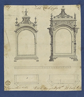 Table Clock Cases Chippendale Drawings Vol I Table Clock Cases Chippendale Drawings Vol I