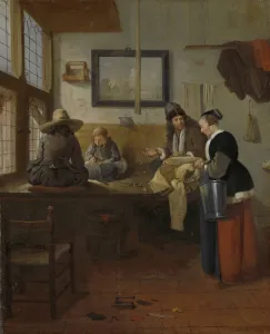 The Tailoras Workshop, Quiringh Gerritsz. van Brekelenkam, 1661 The Tailoras Workshop, Quiringh Gerritsz. van Brekelenkam, 1661