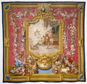 Tapestry: Don Quichotte gueri de sa folie par la sagesse Tapestry: Don Quichotte gueri de sa folie par la sagesse