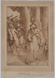 Temptation Saint Anthony late 1570s Luca Cambiaso Temptation Saint Anthony late 1570s Luca Cambiaso
