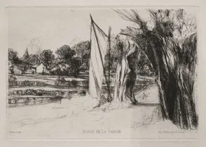 Thames Ditton Sail 1864 Francis Seymour Haden Thames Ditton Sail 1864 Francis Seymour Haden
