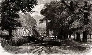 Images Dated 26th September 2014: THEYDON BOIS, UK, engraving 1881 - 1884