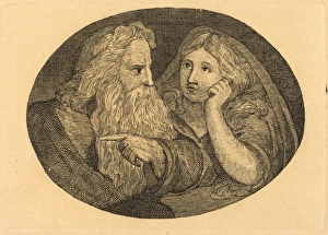 Thomas Butts, Jr. after William Blake (British, active c. 1806 - 1808), Lear and Cordelia Thomas Butts, Jr. after William Blake (British, active c. 1806 - 1808), Lear and Cordelia
