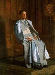 Thomas Eakins, Archbishop Diomede Falconio, American, 1844 - 1916, 1905, oil on canvas Thomas Eakins, Archbishop Diomede Falconio, American, 1844 - 1916, 1905, oil on canvas