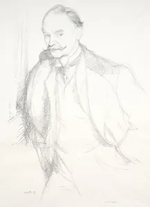 Thomas Hardy 1897 William Rothenstein British Thomas Hardy 1897 William Rothenstein British
