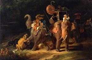 Tiger Hunting in the East Indies, Thomas Daniell, 1749-1840, British Tiger Hunting in the East Indies, Thomas Daniell, 1749-1840, British