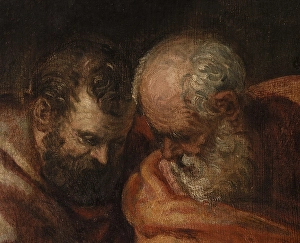 Tintoretto Jacopo Robusti Two Apostles Late 16th century Tintoretto Jacopo Robusti Two Apostles Late 16th century