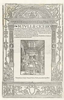Title Journal of Ciceros Orationes, Marcus Tullius Cicero, Jodocus Badius, Jehan Title Journal of Ciceros Orationes, Marcus Tullius Cicero, Jodocus Badius, Jehan