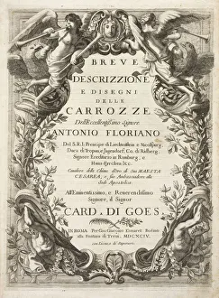 Title-page Breve descrizzione disegni delle carrozze Title-page Breve descrizzione disegni delle carrozze
