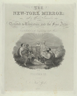 Title Page New York Mirror Weekly Journal Devoted Title Page New York Mirror Weekly Journal Devoted