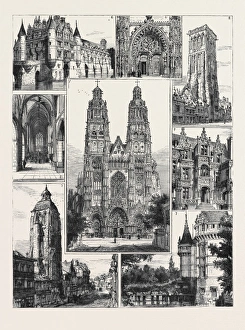 TOURS: 1. The Cathedral (St. Gatien); 2. Tour de Charlemagne; 3. Tour de l'Horloge TOURS: 1. The Cathedral (St. Gatien); 2. Tour de Charlemagne; 3. Tour de l'Horloge