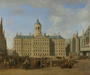 Town Hall on the Dam, Amsterdam, The Netherlands, Gerrit Adriaensz. Berckheyde, 1693 Town Hall on the Dam, Amsterdam, The Netherlands, Gerrit Adriaensz. Berckheyde, 1693