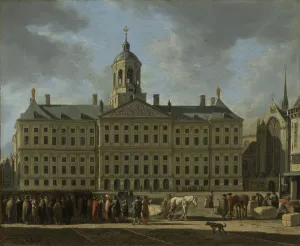The Town Hall on Dam Square, Amsterdam The Netherlands, Gerrit Adriaensz. Berckheyde The Town Hall on Dam Square, Amsterdam The Netherlands, Gerrit Adriaensz. Berckheyde