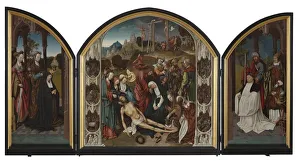 Triptych lamentation Christ Cornelis Engebrechtsz Triptych lamentation Christ Cornelis Engebrechtsz