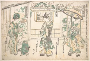 Tripytych Young Men Edo period 1615-1868 Japan Tripytych Young Men Edo period 1615-1868 Japan