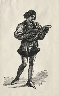 Troubadour Hubert von Herkomer British 1849-1914 Troubadour Hubert von Herkomer British 1849-1914