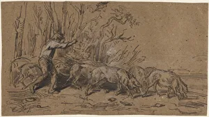 Truffle Gatherers 1849 Charles-Emile Jacque Truffle Gatherers 1849 Charles-Emile Jacque