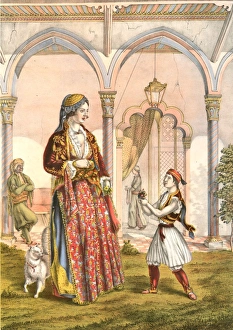 Turkish lady of rank, Turkey. Travels through Turkey 1862. By Rev. Henry J. Van Lennep Turkish lady of rank, Turkey. Travels through Turkey 1862. By Rev. Henry J. Van Lennep