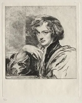 Van Dyck Andrew Geddes British 1783-1844 Etching Van Dyck Andrew Geddes British 1783-1844 Etching