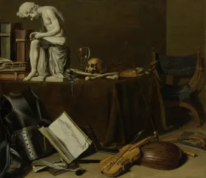 Vanitas Still Life with the Spinario, Pieter Claesz., 1628 Vanitas Still Life with the Spinario, Pieter Claesz., 1628