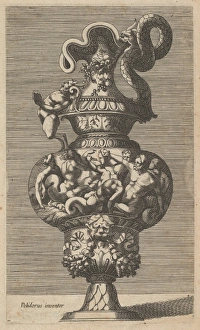 Vase Group Mermaids Mermen Sea Centaurs 17th century Vase Group Mermaids Mermen Sea Centaurs 17th century